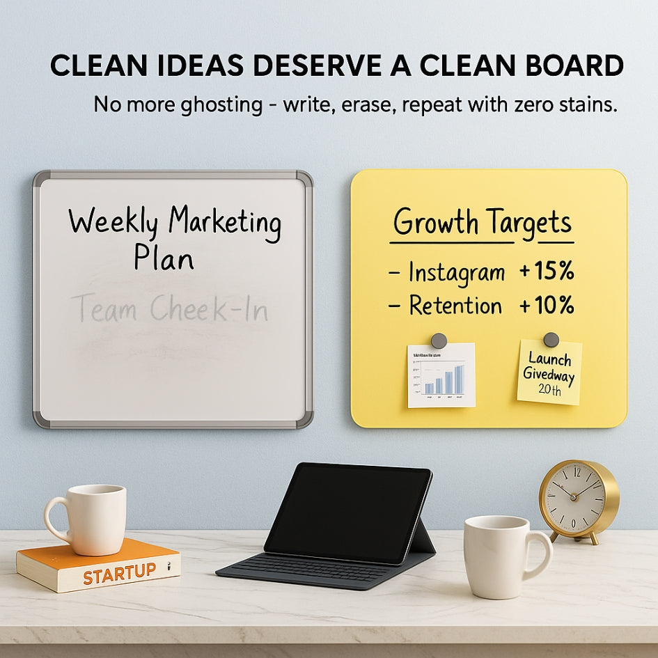 Magnetic (Anti-Glare Finish) Glass Boards - Sunny Glow