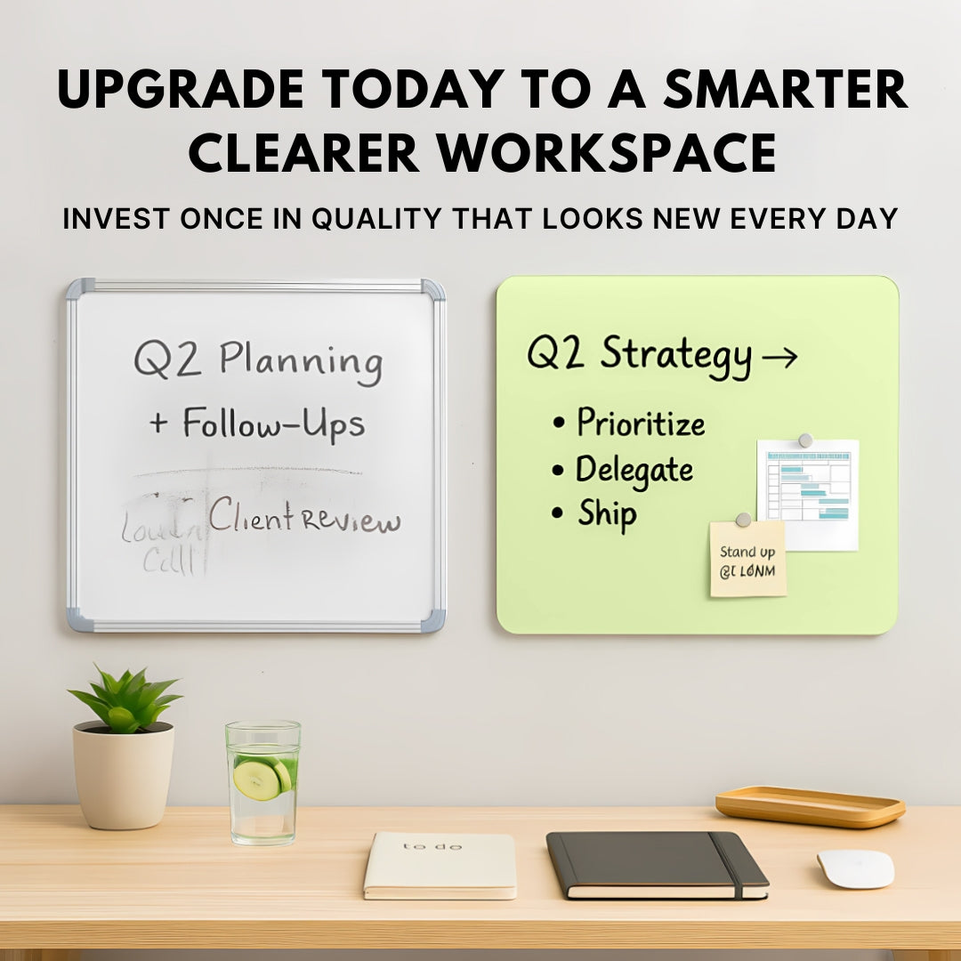 Magnetic (Long-Life) Tempered Glass Boards - Fresh Lime